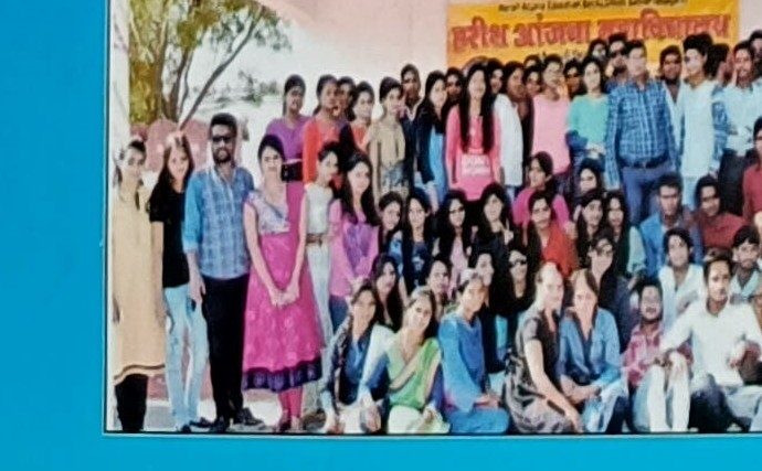 Students at a College Event